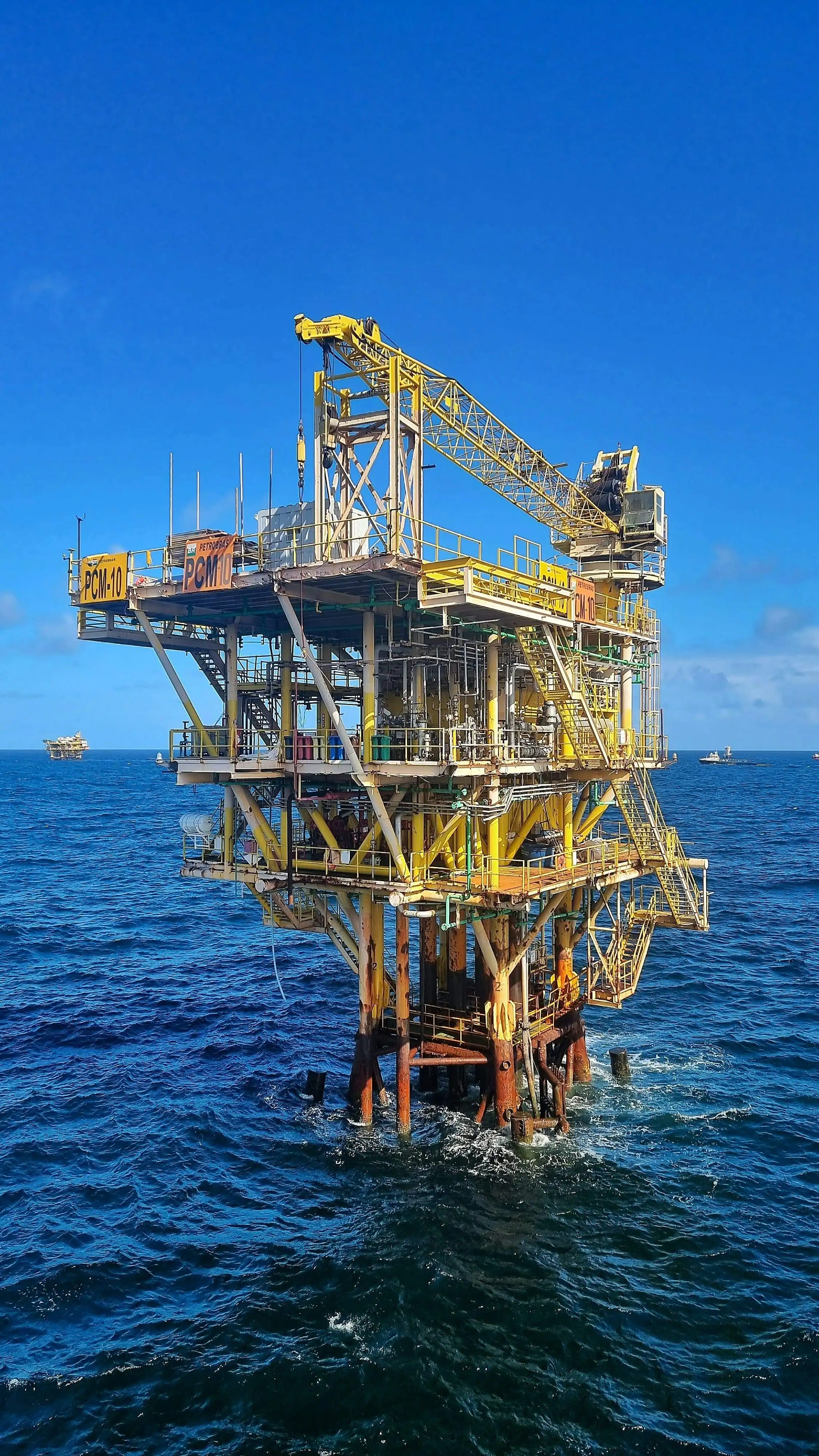 Techmira team performing oil and gas operations on site